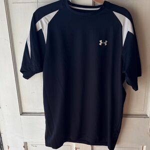3/$20 Under Armour Men's Black Tee with White Accents